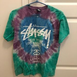 Stussy tie-dye t shirt